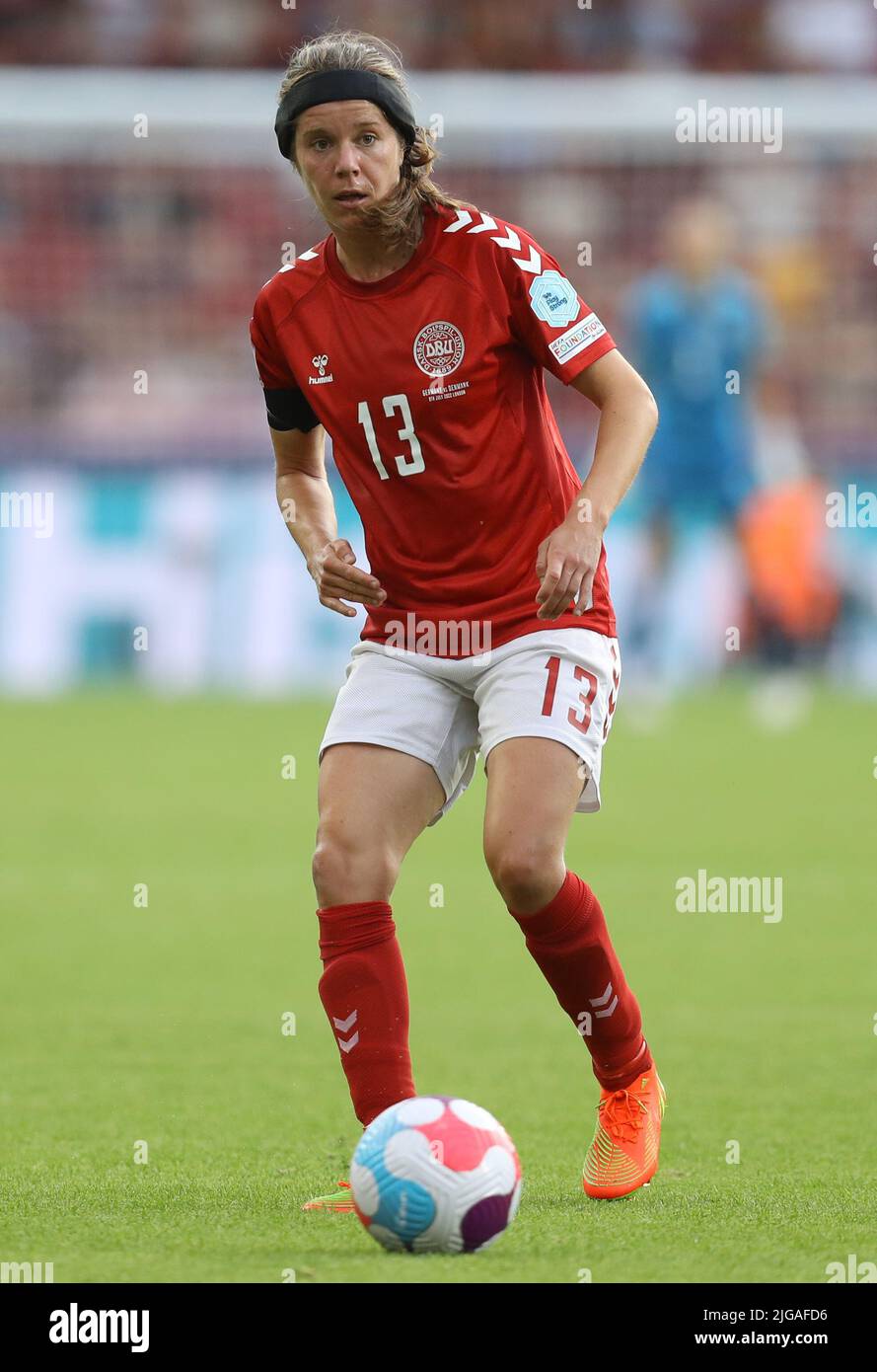 London, England, 8th July 2022. Sofie Pedersen of Denmark during the UEFA Women's European Championship 2022 match at Brentford Community Stadium, London. Picture credit should read: Paul Terry / Sportimage Credit: Sportimage/Alamy Live News Stock Photo