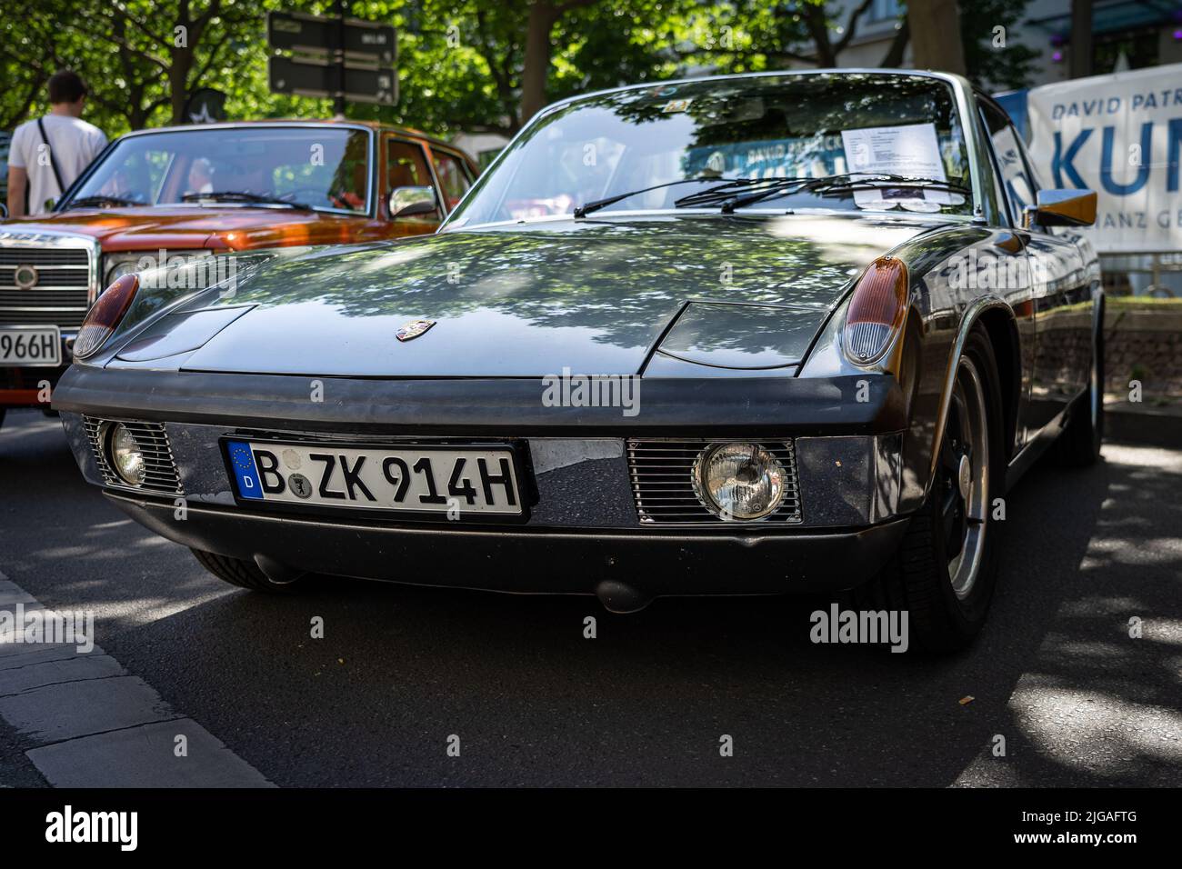 BERLIN - JUNE 18, 2022: Sports car Porsche 914-6 GT, 1970. Classic Days Berlin. Stock Photo