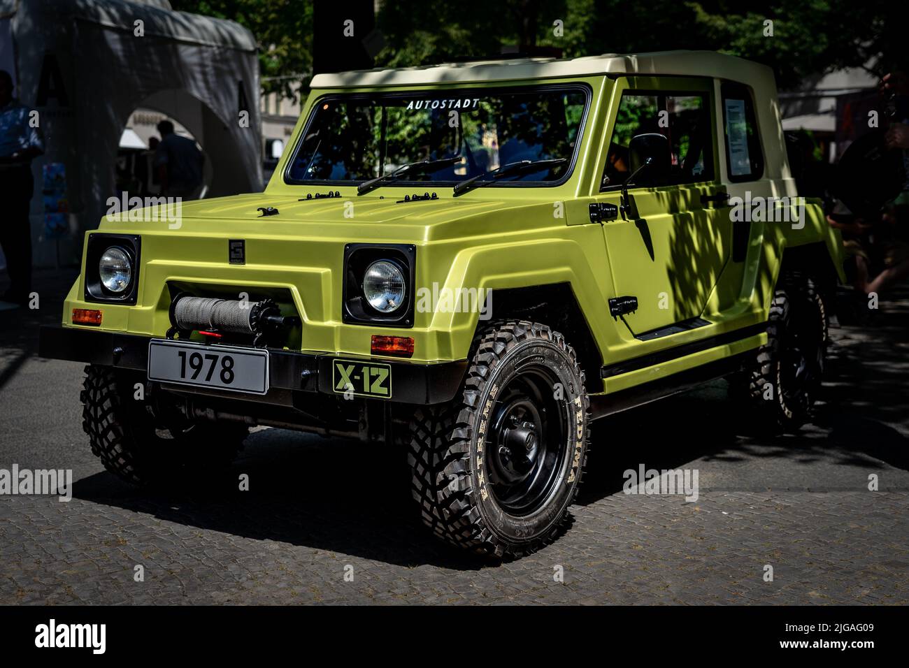 BERLIN - JUNE 18, 2022: Compact SUV Gurgel Xavante X-12. Classic Days Berlin. Stock Photo