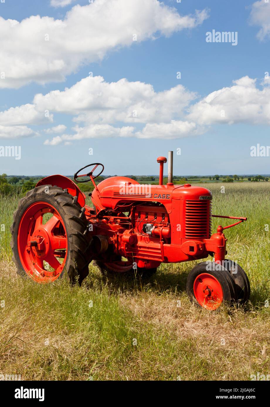 A Case SC Row Crop vintage tractor Stock Photo Alamy
