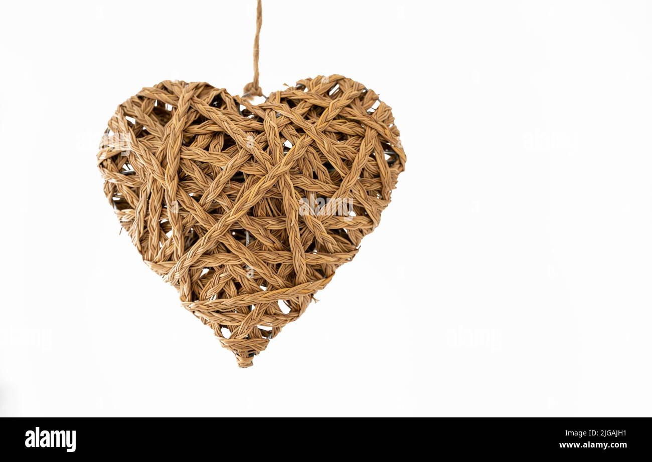 Wicker heart hi-res stock photography and images - Alamy