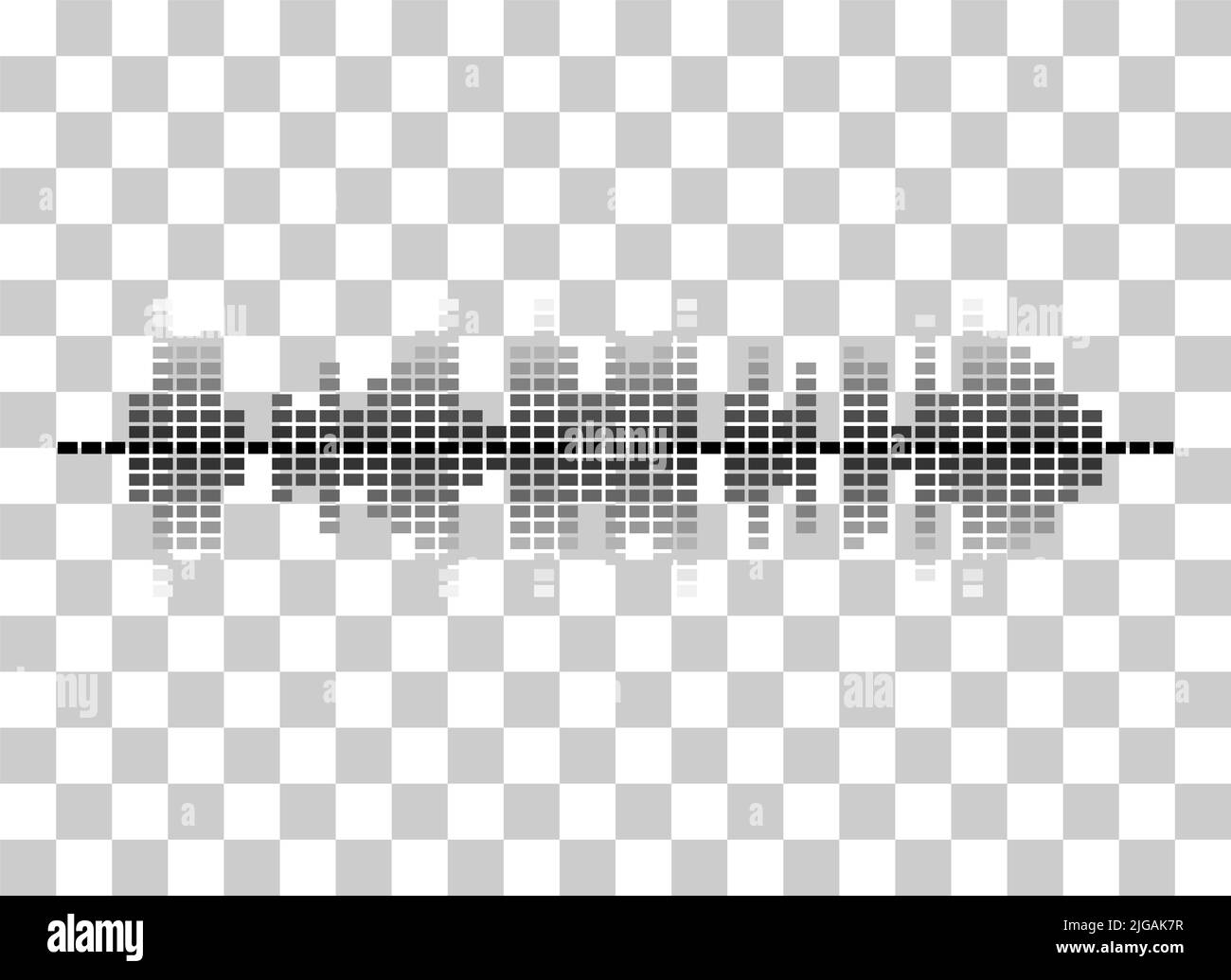 Sound wave music audio tract, frequency web design graphic, vector ...