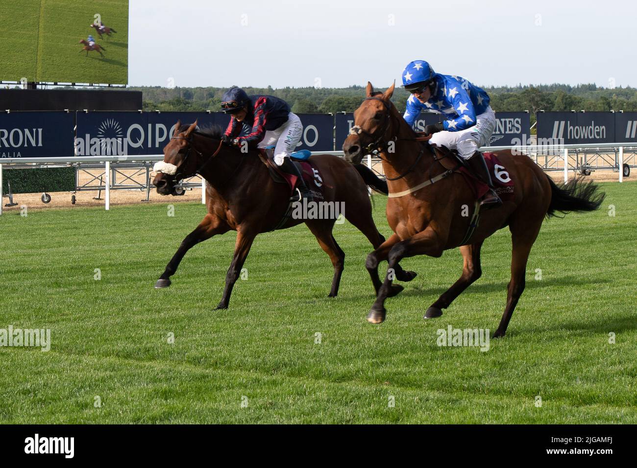 Ascot, Berkshire, UK. 8th July, 2022. Riders Anne Keir on horse