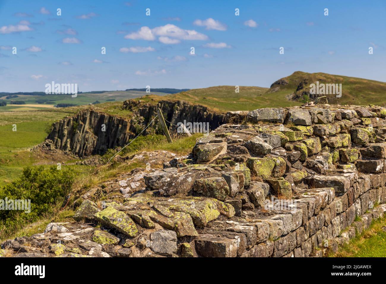 Hadrians wall walltown crag hi-res stock photography and images - Alamy