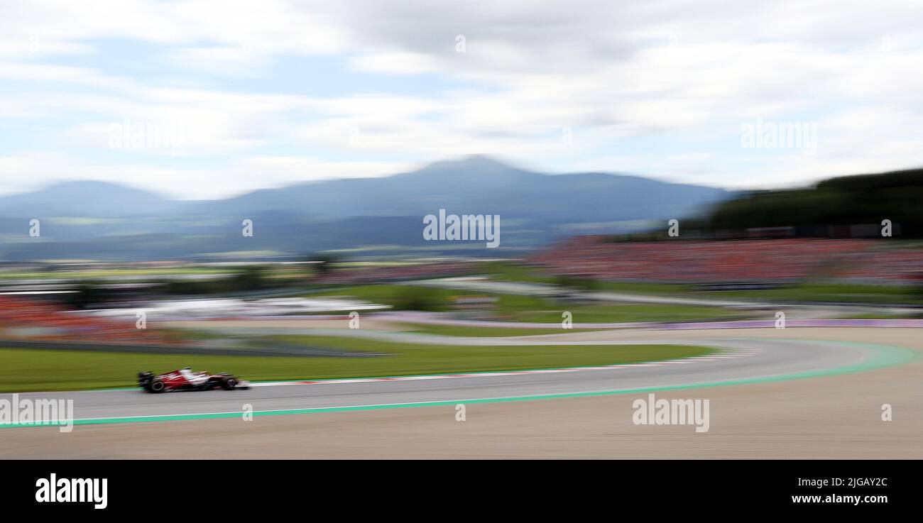 Formula One F1 Austrian Grand Prix Red Bull Ring Spielberg Austria July 9 22 General View During Practice Reuters Florion Goga Stock Photo Alamy