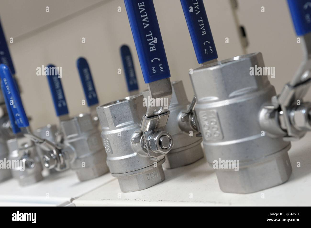 Plumbing pipes and fittings Stock Photo Alamy
