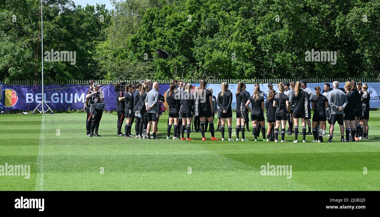 Illustration picture shows the start of a training session of the