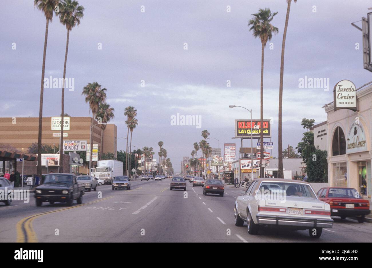 LOS ANGELES USA Sunset boulevard Stock Photo - Alamy