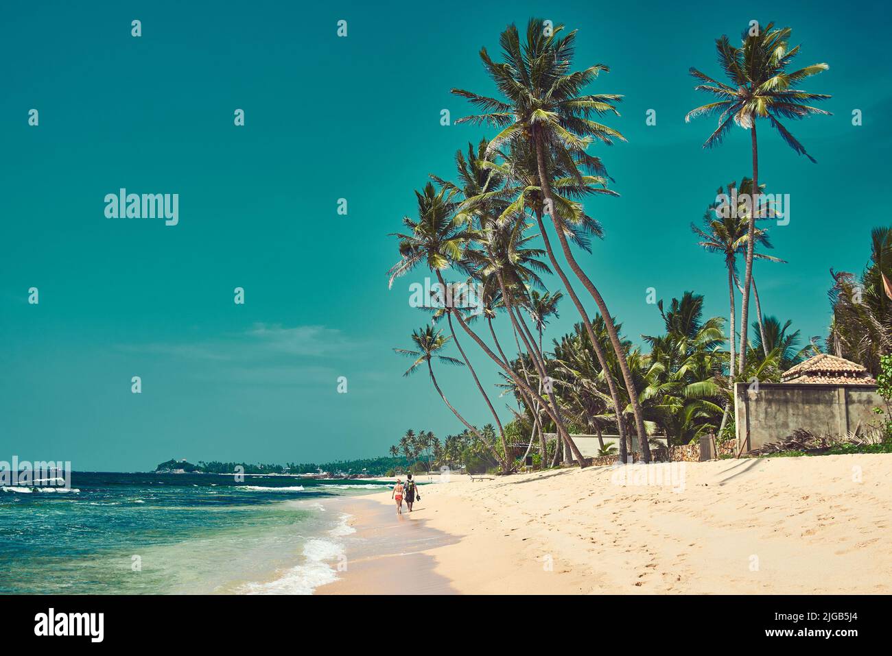 wonderful coast of the Indian Ocean in Sri Lanka Stock Photo - Alamy