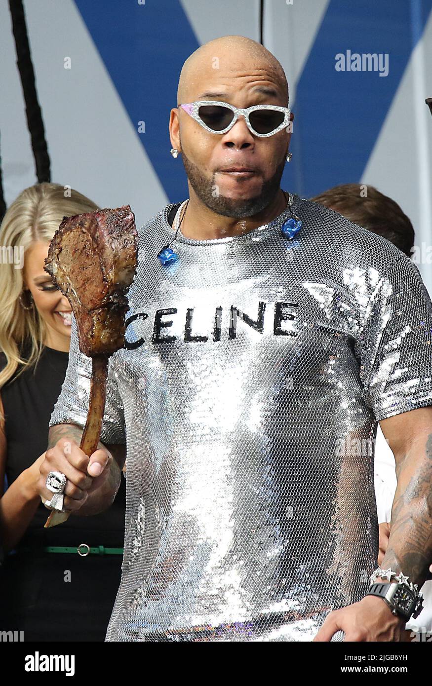 New York, NY, USA. 8th July, 2022. Flo Rida pictured as Flo Rida