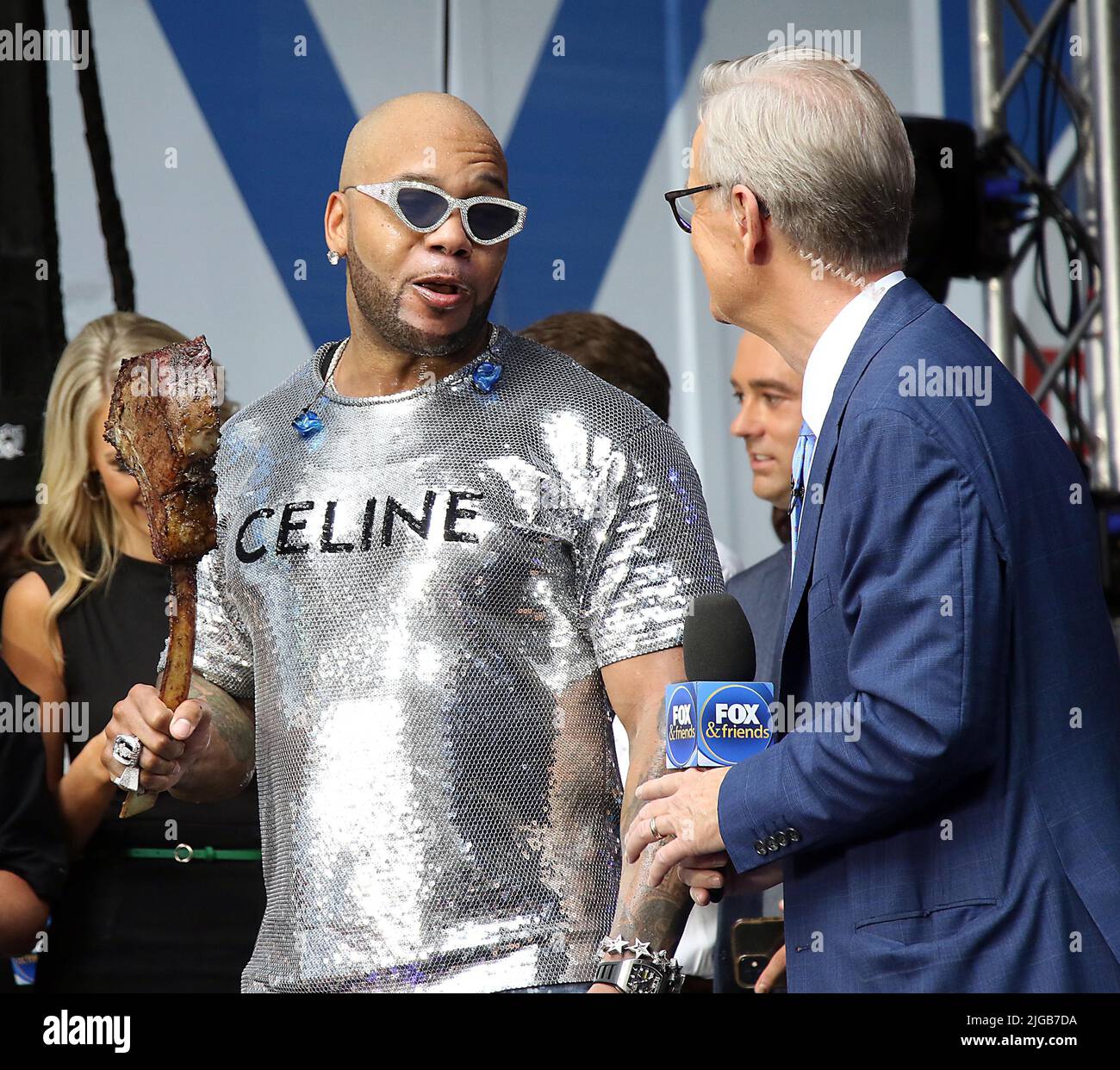 Flo Rida Performs On Fox And Friends All-American Summer Concert Series ...