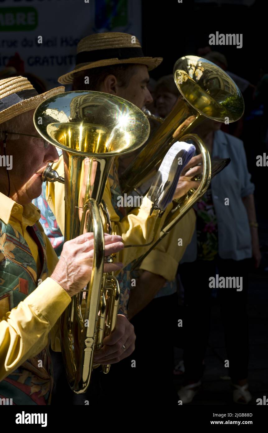 street band in nantes, france Stock Photo Alamy