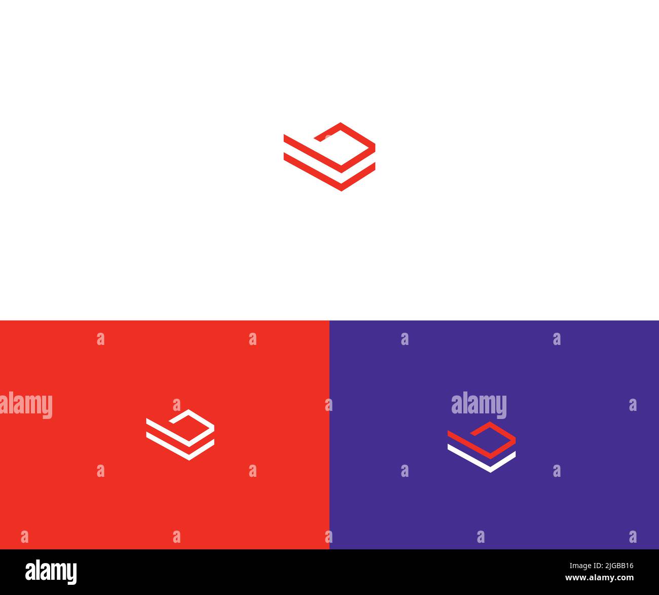 Letter B Logo Template vector Abstract Monogram Symbol Stock Vector ...