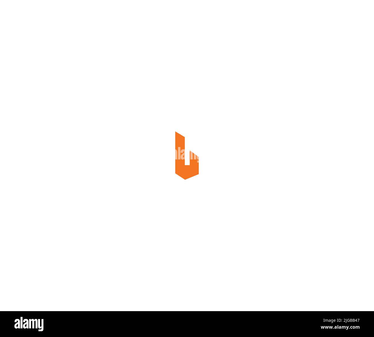 Letter B Logo Template vector Abstract Monogram Symbol Stock Vector ...