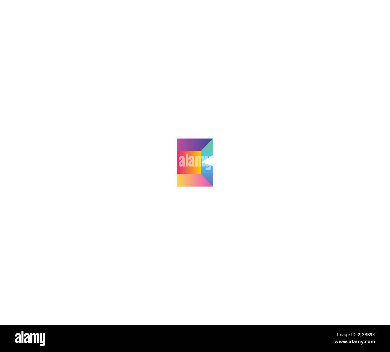 Letter B Logo Template vector Abstract Monogram Symbol Stock Vector ...