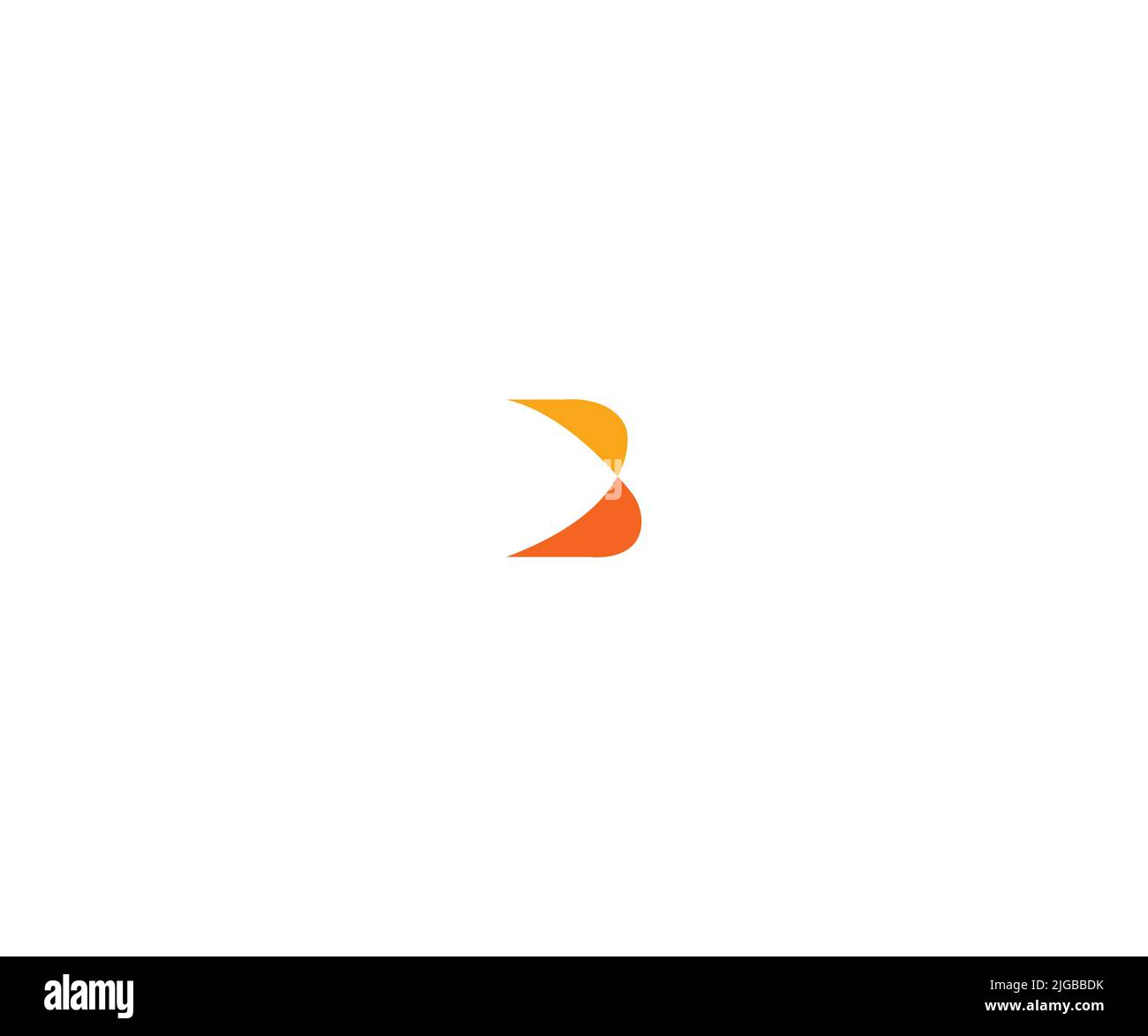 Letter B Logo Template vector Abstract Monogram Symbol Stock Vector ...