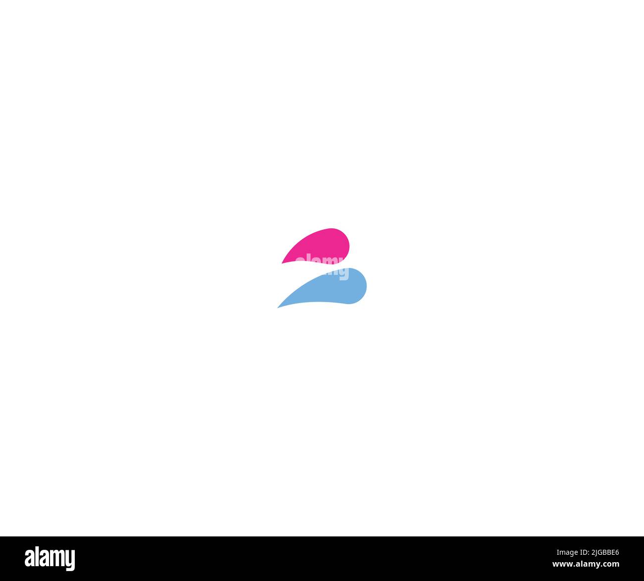 Letter B Logo Template vector Abstract Monogram Symbol Stock Vector ...