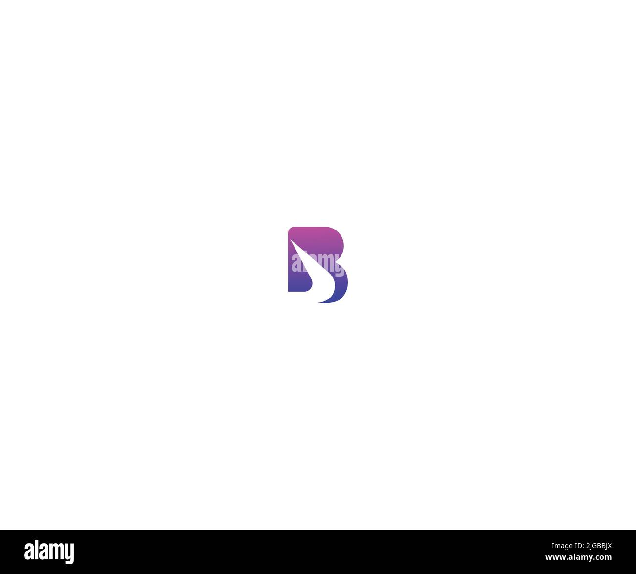 Letter B Logo Template vector Abstract Monogram Symbol Stock Vector ...