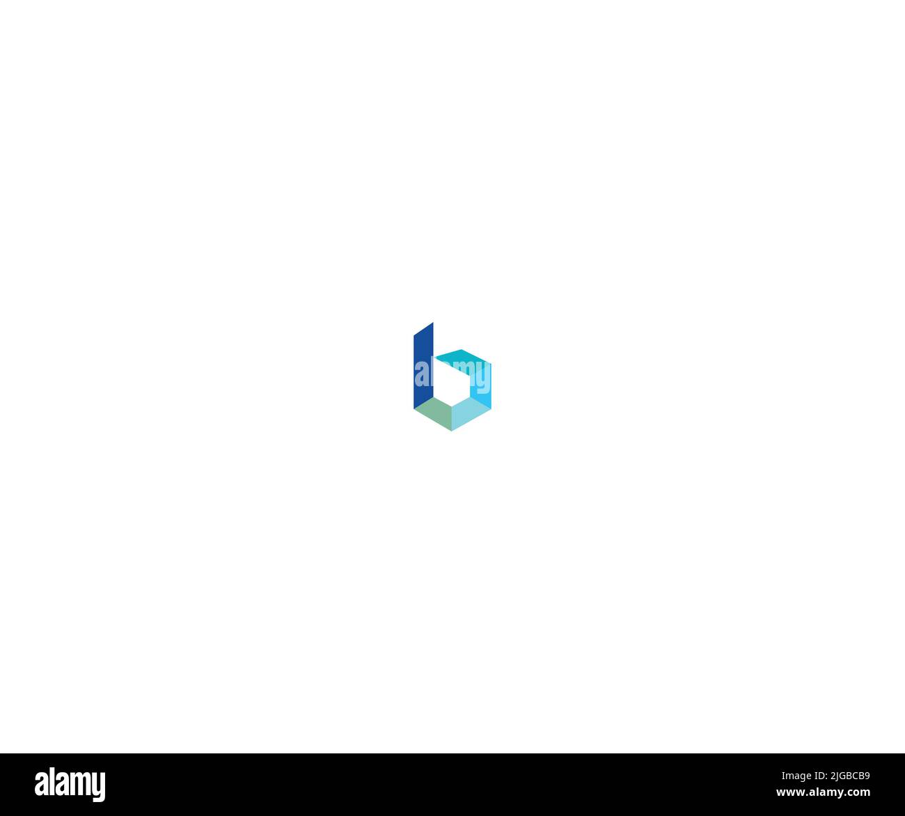 Letter B Logo Template vector Abstract Monogram Symbol Stock Vector ...