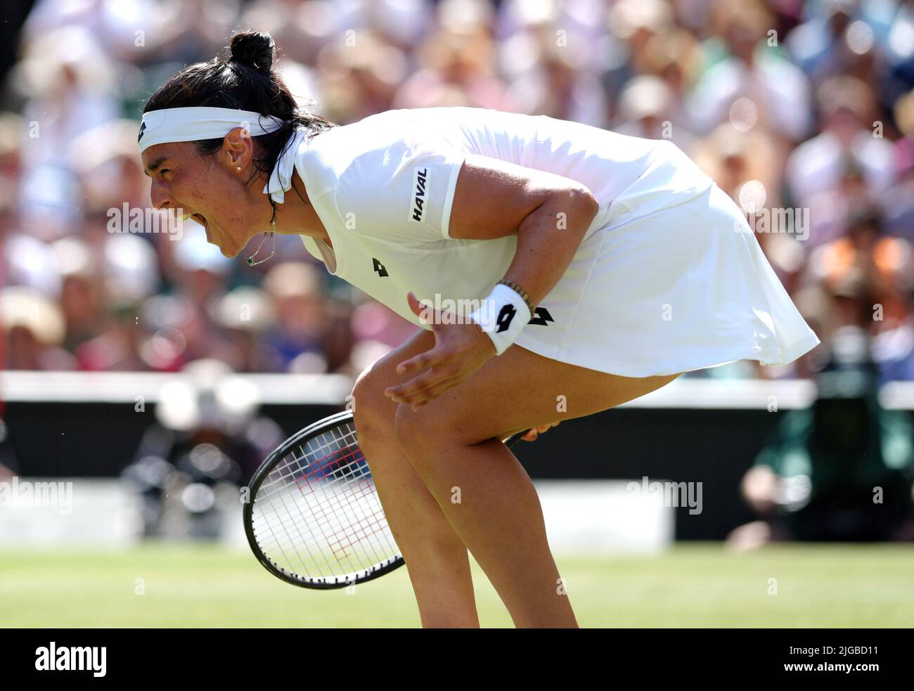Ons Jabeur during the The Final of the Ladies' Singles against Elena