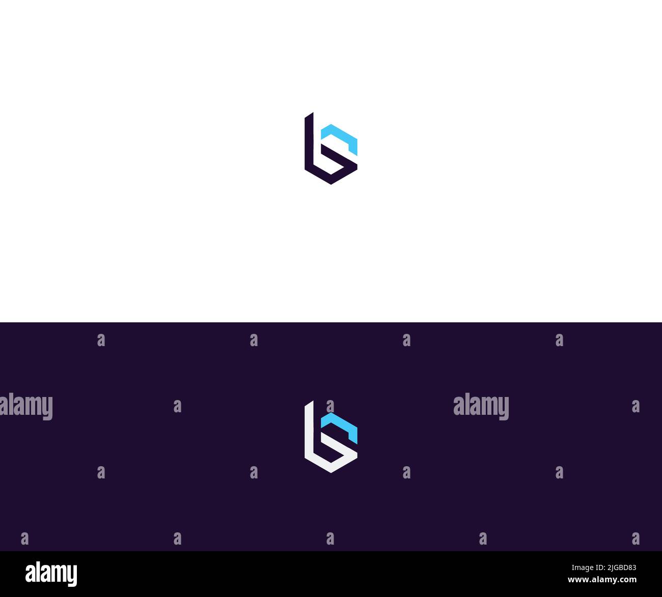 Letter B Logo Template vector Abstract Monogram Symbol Stock Vector ...