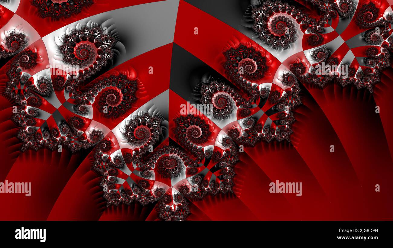 Abstract Computer generated Fractal design. A fractal is a never-ending ...