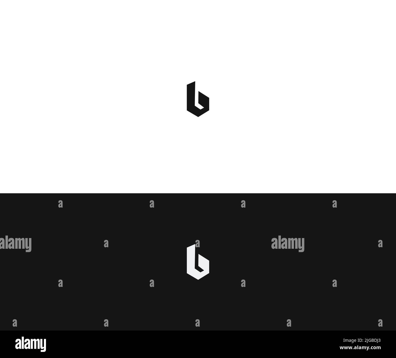 Letter B Logo Template vector Abstract Monogram Symbol Stock Vector ...