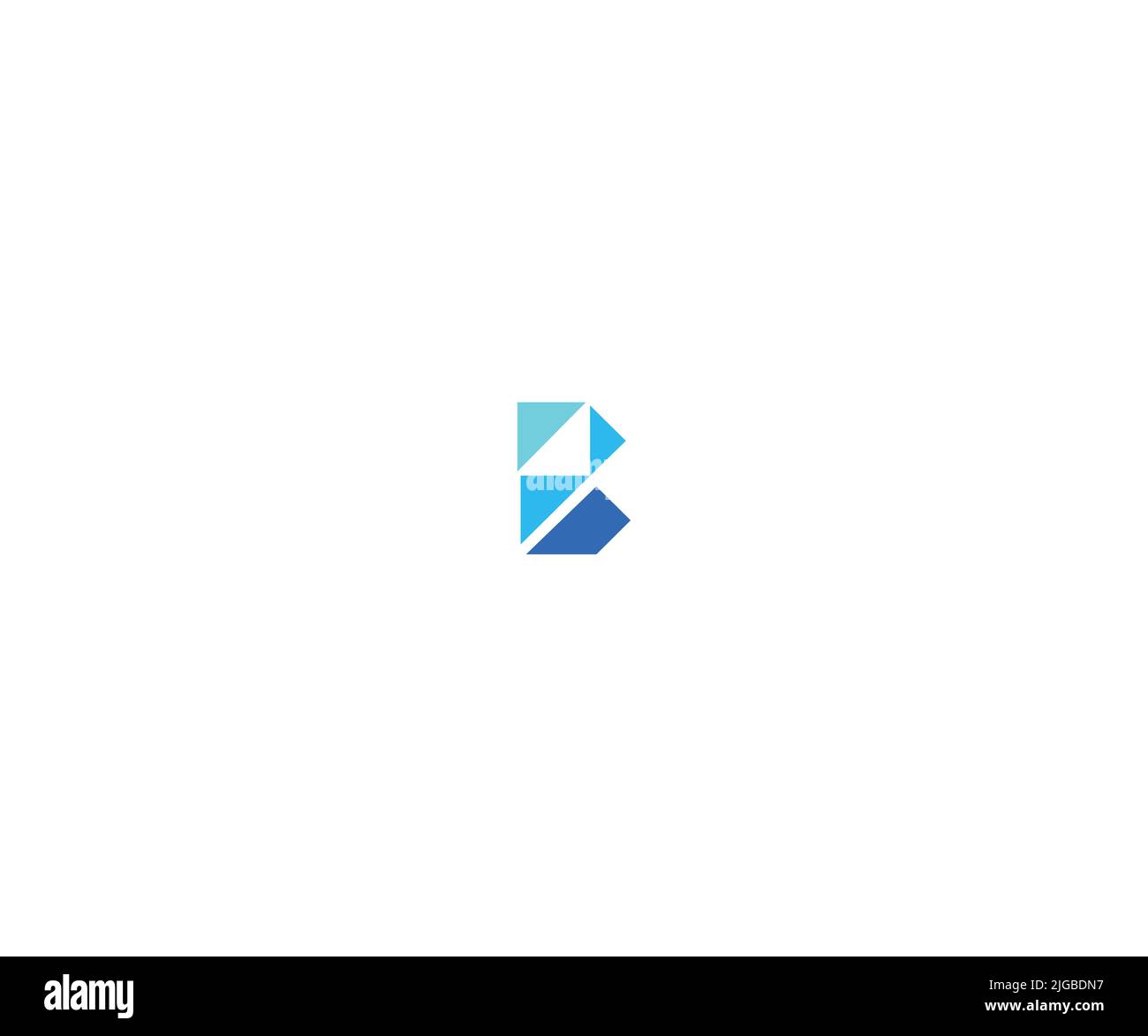 Letter B Logo Template vector Abstract Monogram Symbol Stock Vector ...