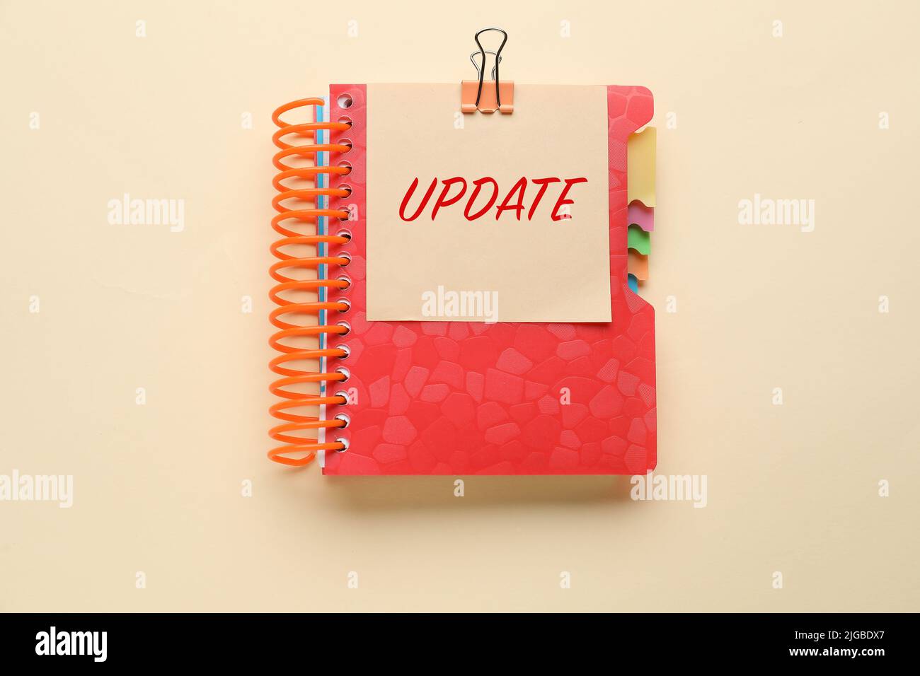Updated Notebook Image New update notebook installation hi-res stock photography and images ...