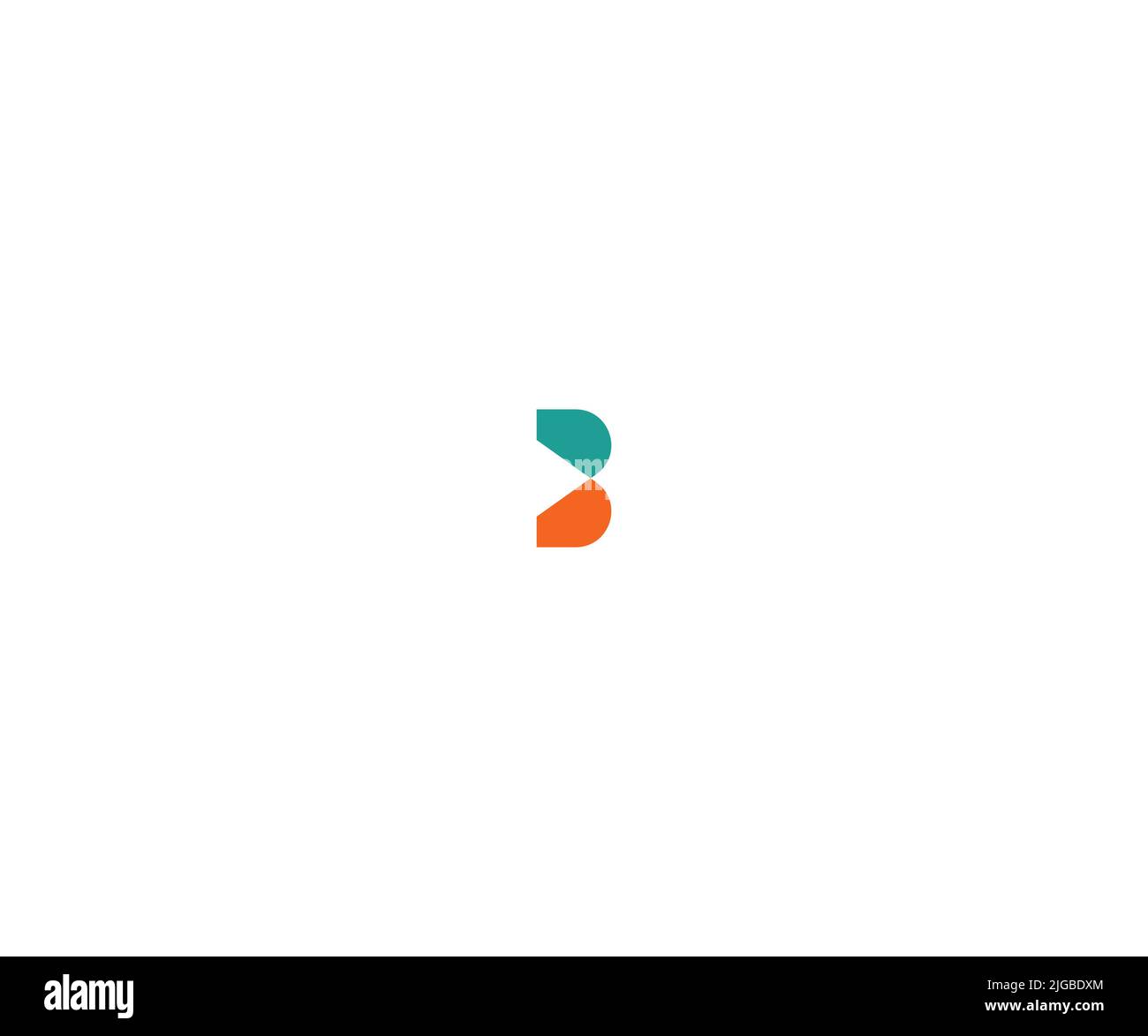 Letter B Logo Template vector Abstract Monogram Symbol Stock Vector ...
