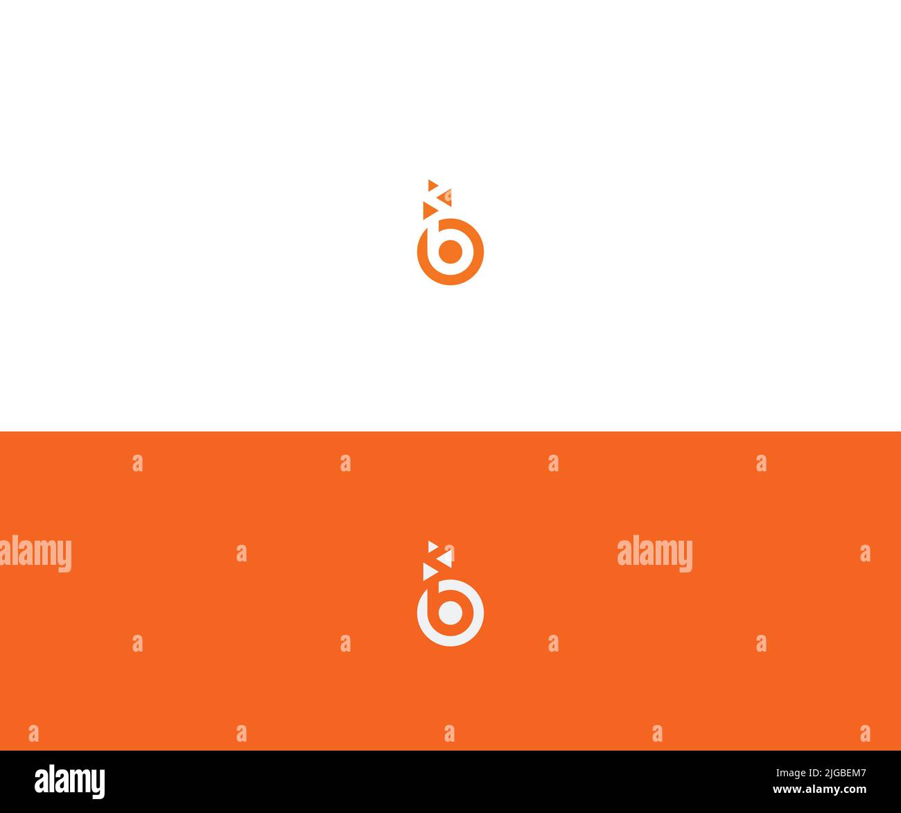Letter B Logo Template vector Abstract Monogram Symbol Stock Vector ...