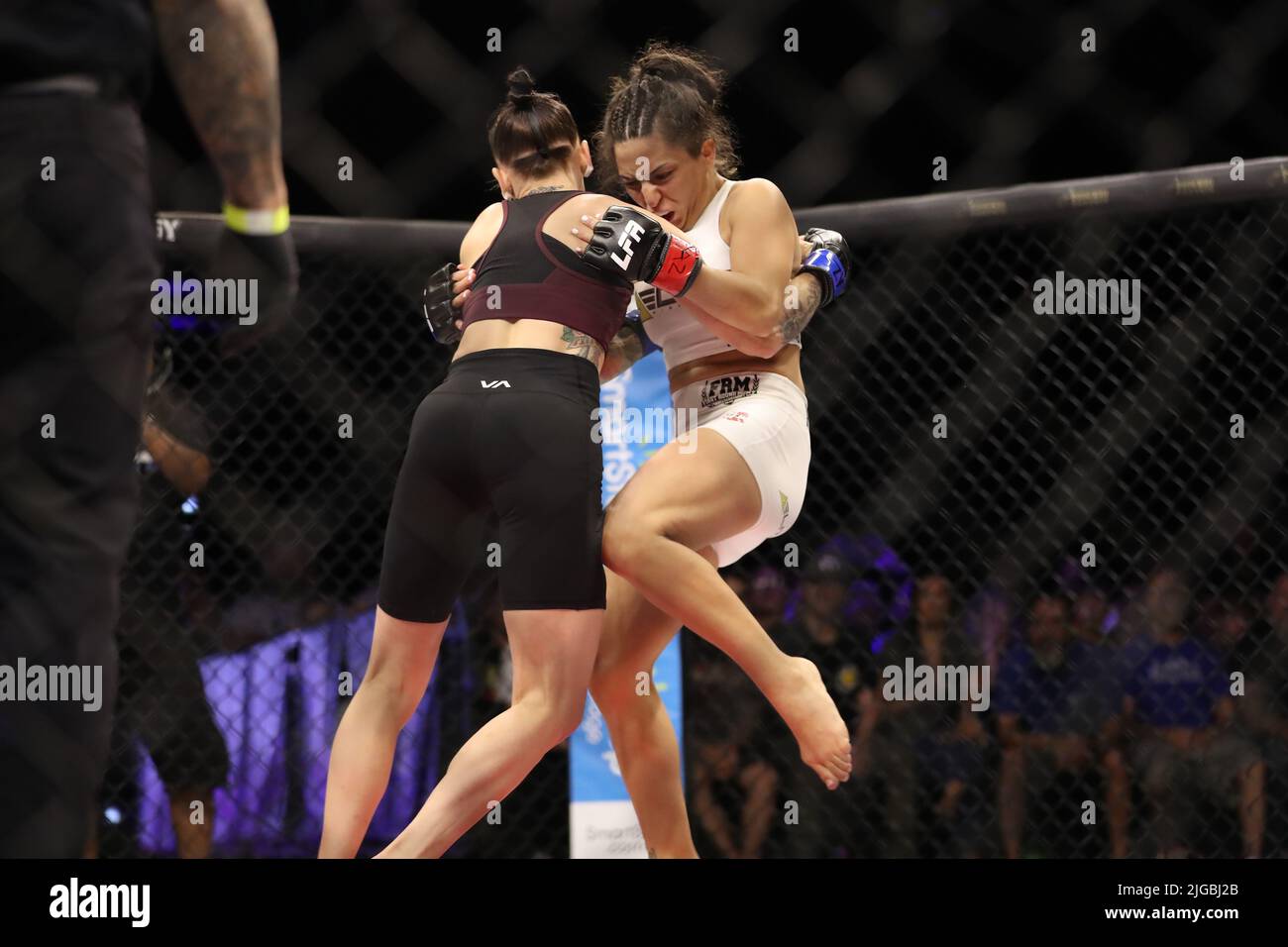 PHOENIX, AZ JULY 8 Maria Henderson and Melanie McIntyre meet in the