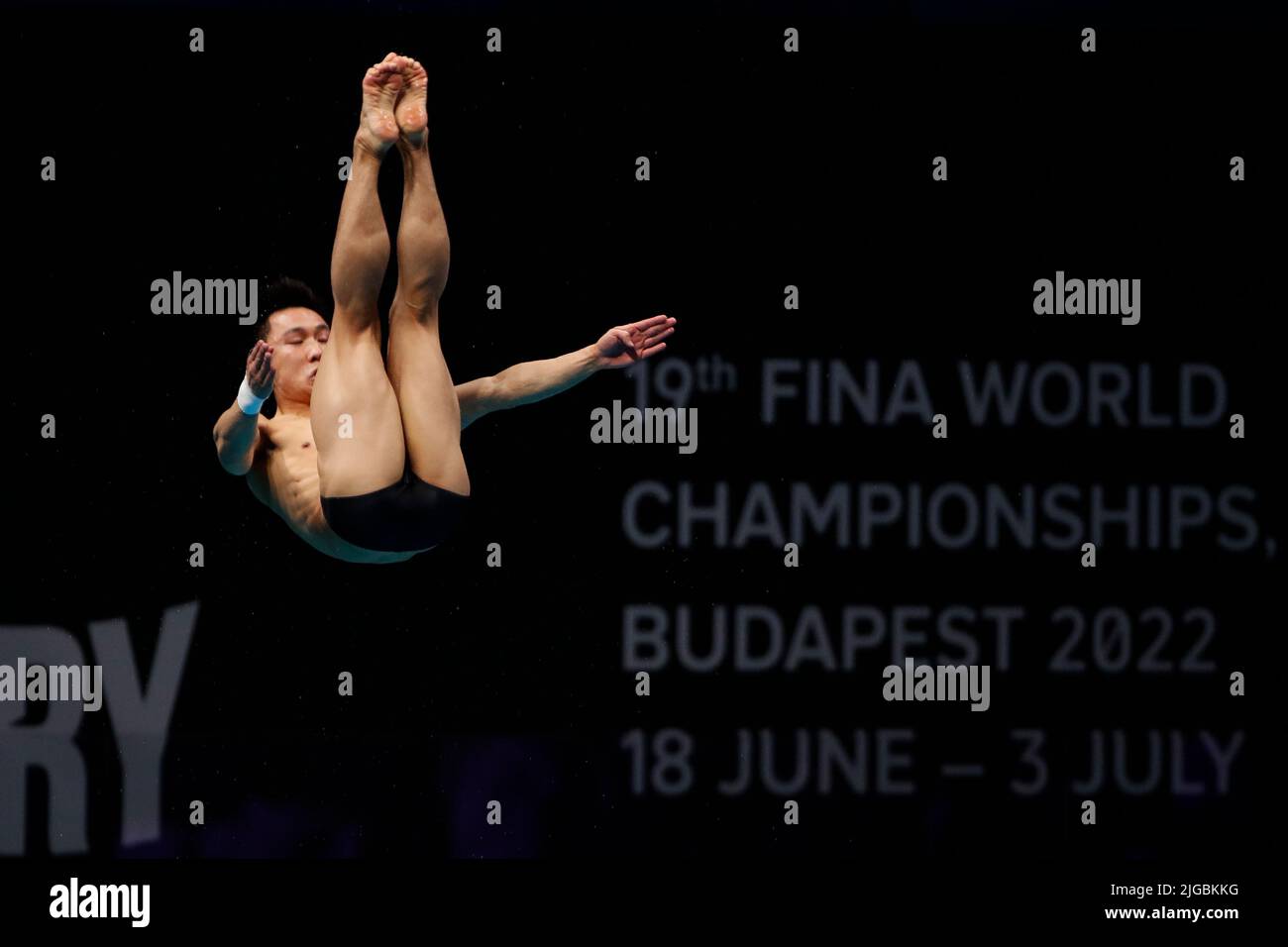 Budapest, Hungary, 3rd July 2022. Hao Yang of China competes in the Men ...