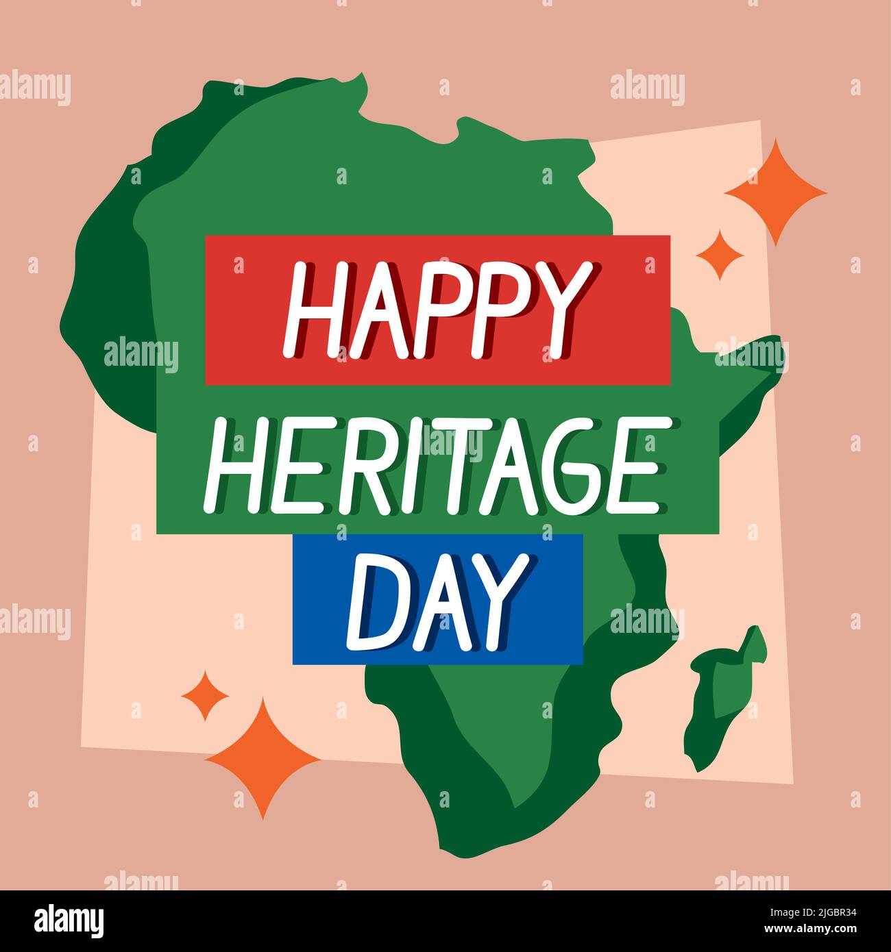 happy heritage day lettering in map Stock Vector Image & Art Alamy