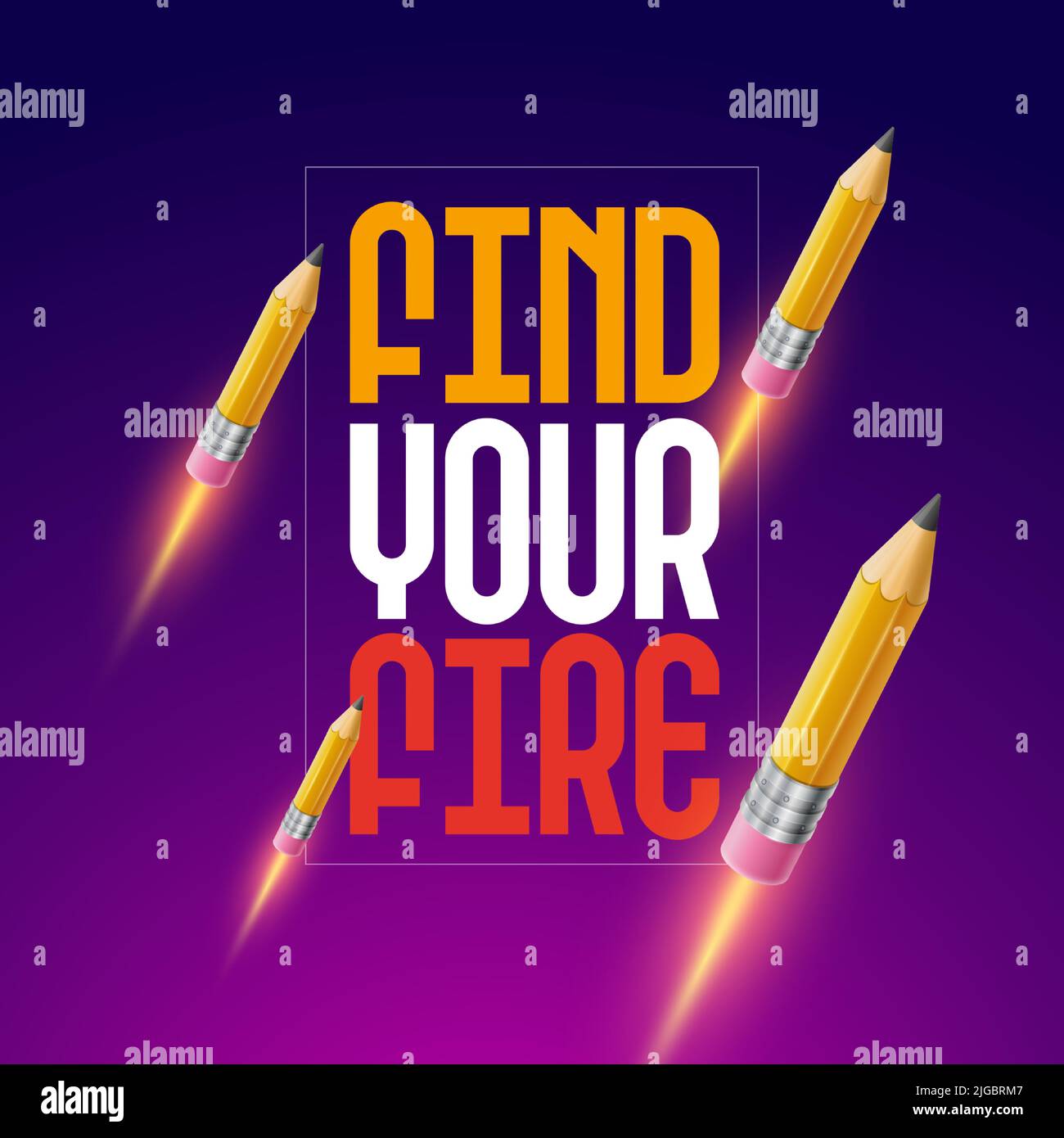 Inspirational motivational quote find Stock Vector Images - Alamy