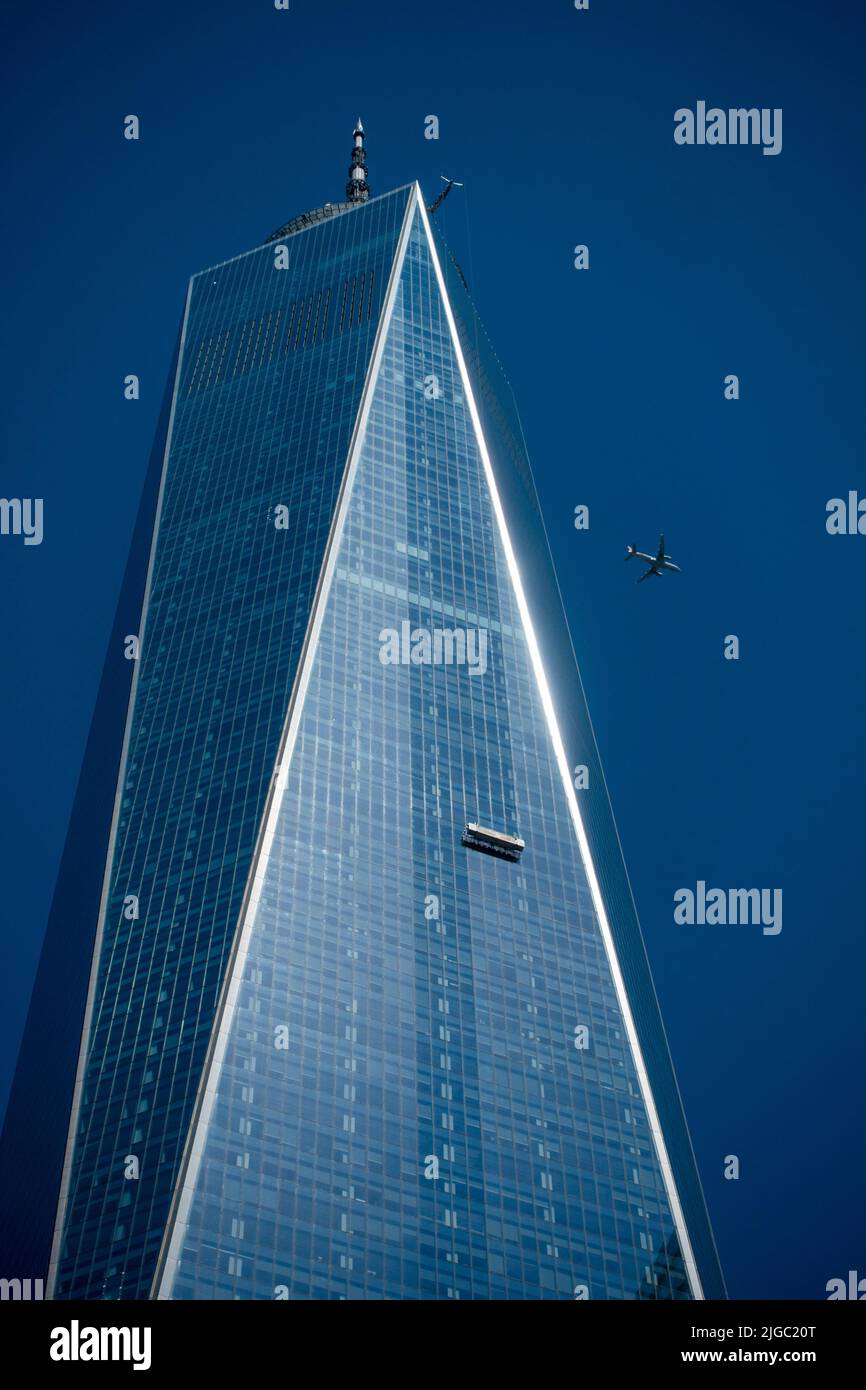 new Freedom tower building after 9/11 attach in Manhattan NYC Stock