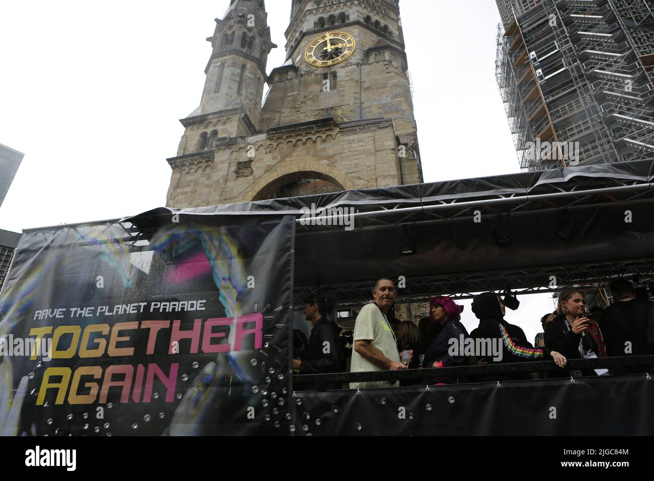 07/09/2022, Berlin, Germany. Techno parade