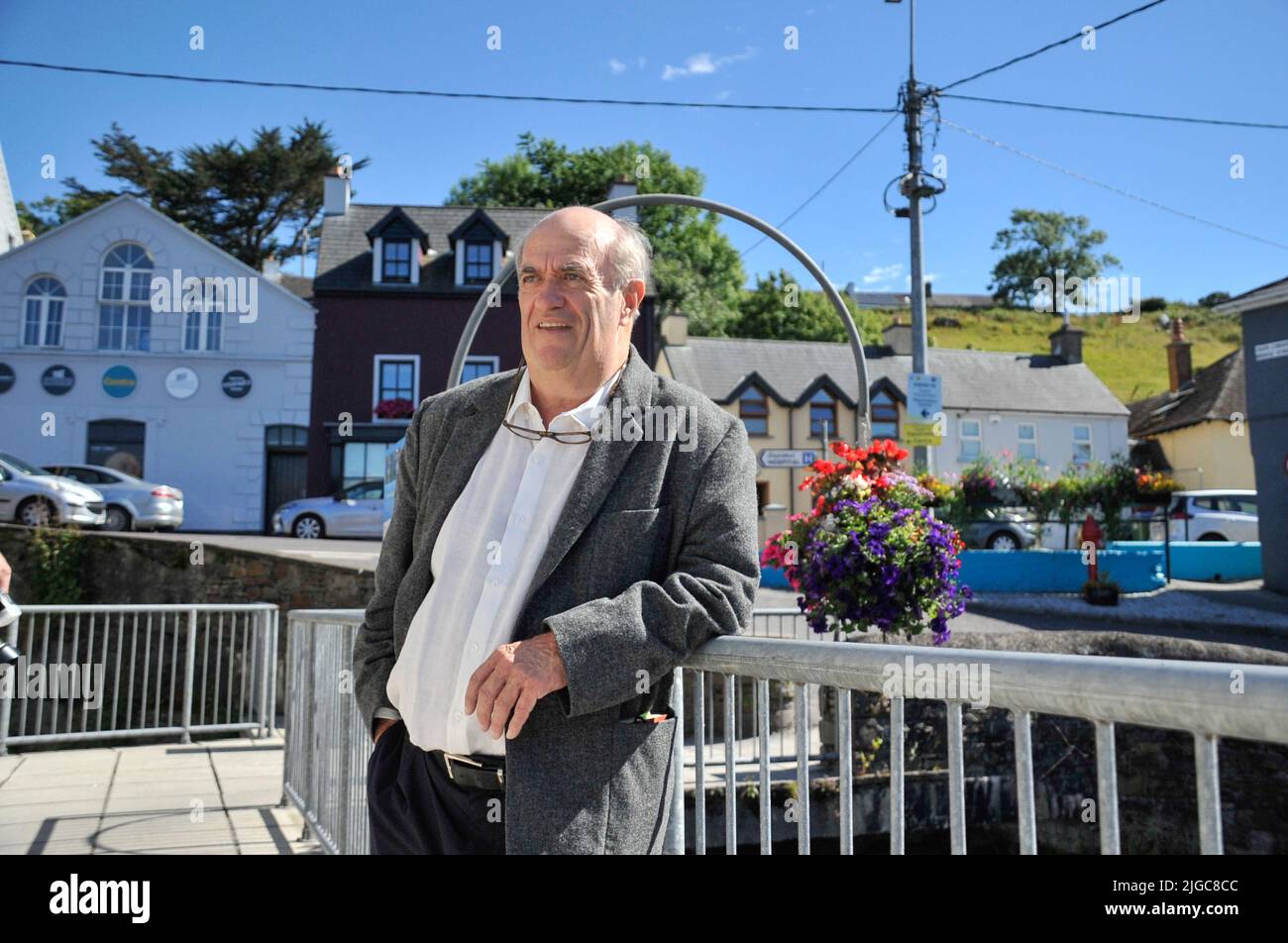 Pictured below Colm Tobin at the West Cork literary festival 2022 Stock Photo