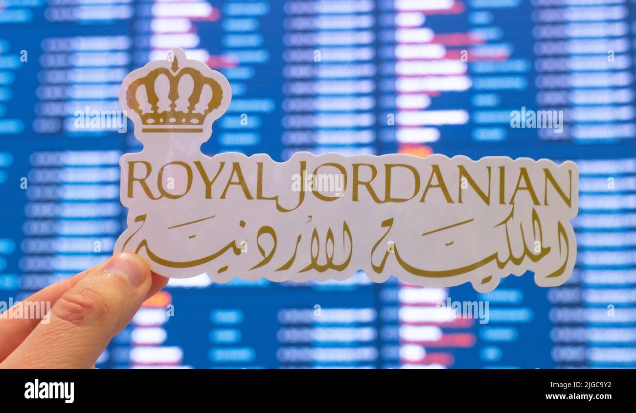 Royal jordanian logo hires stock photography and images Alamy