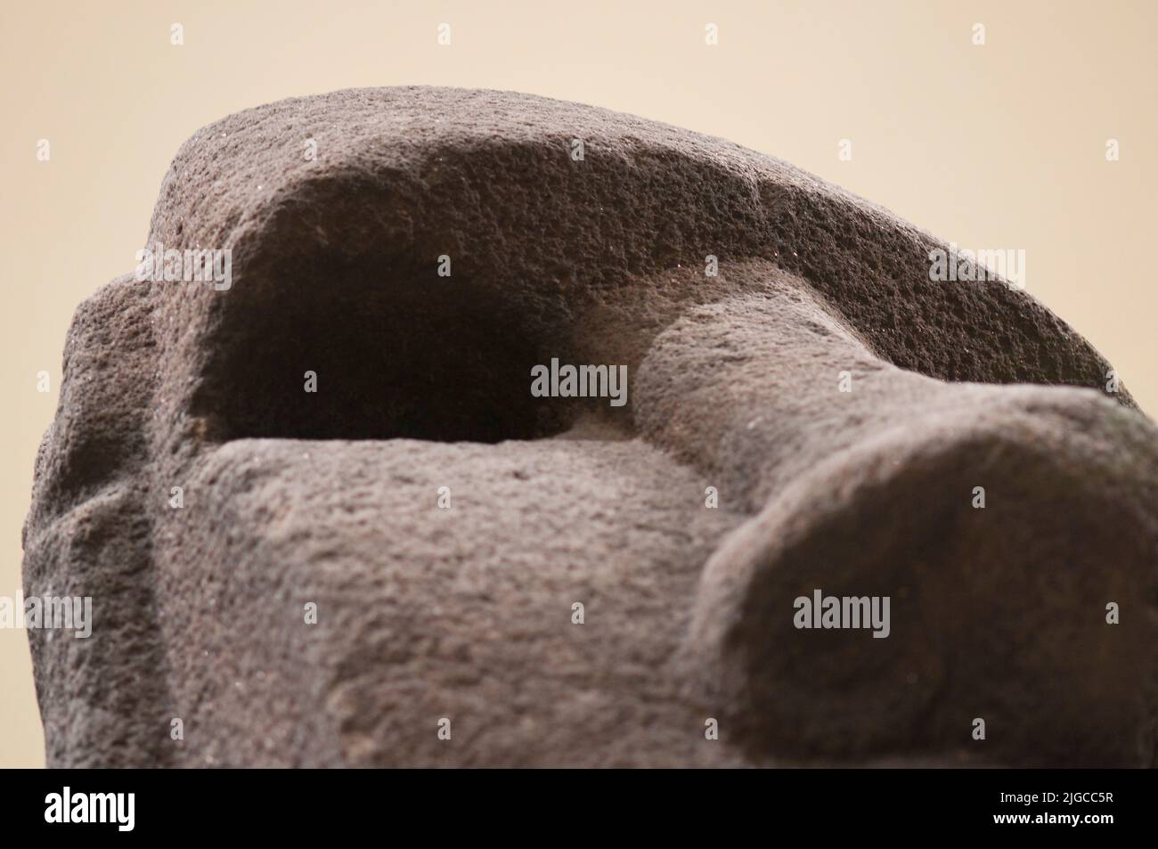 Easter Island statue at the British Museum Stock Photo Alamy