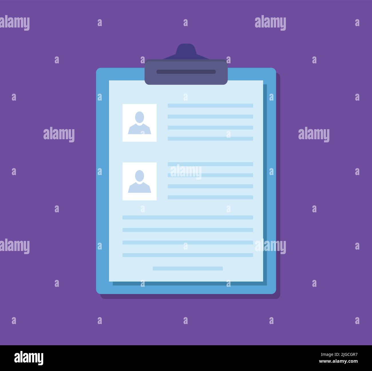 Document ID Checklist Clipboard Notepad Writing Board Form Information