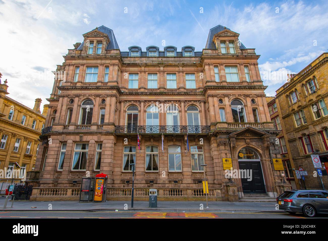 Municipal Annexe building at 68 Dale Street in city center of Liverpool, Merseyside, UK. Liverpool Maritime Mercantile City is a UNESCO World Heritage Stock Photo