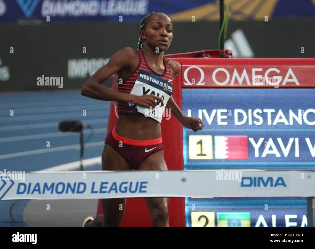 Winfred Mutile Yavi of Bahrain, 3000 M Steeple Women during the Wanda