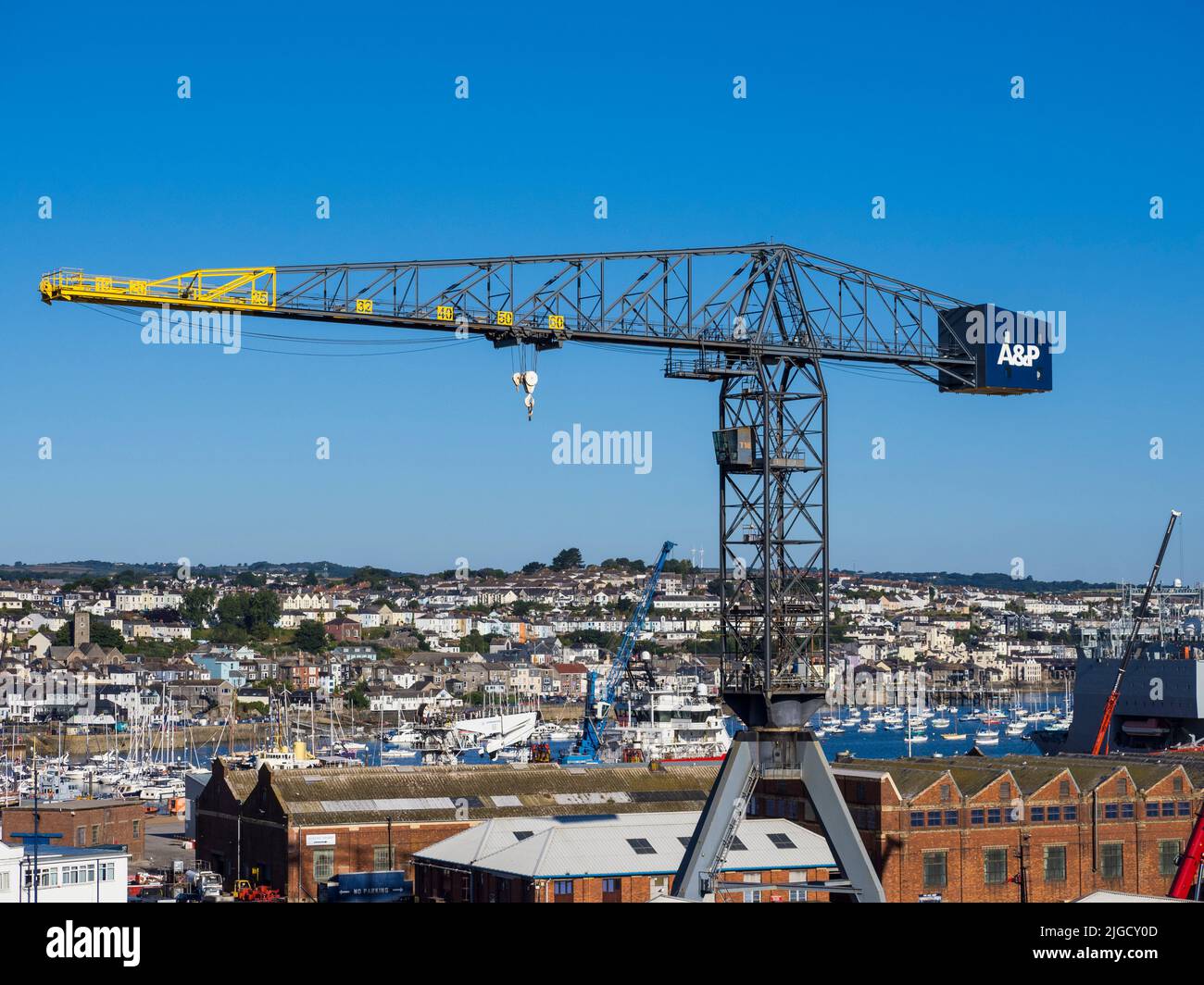 Falmouth Docks, Falmouth, Cornwall, England, UK Stock Photo Alamy