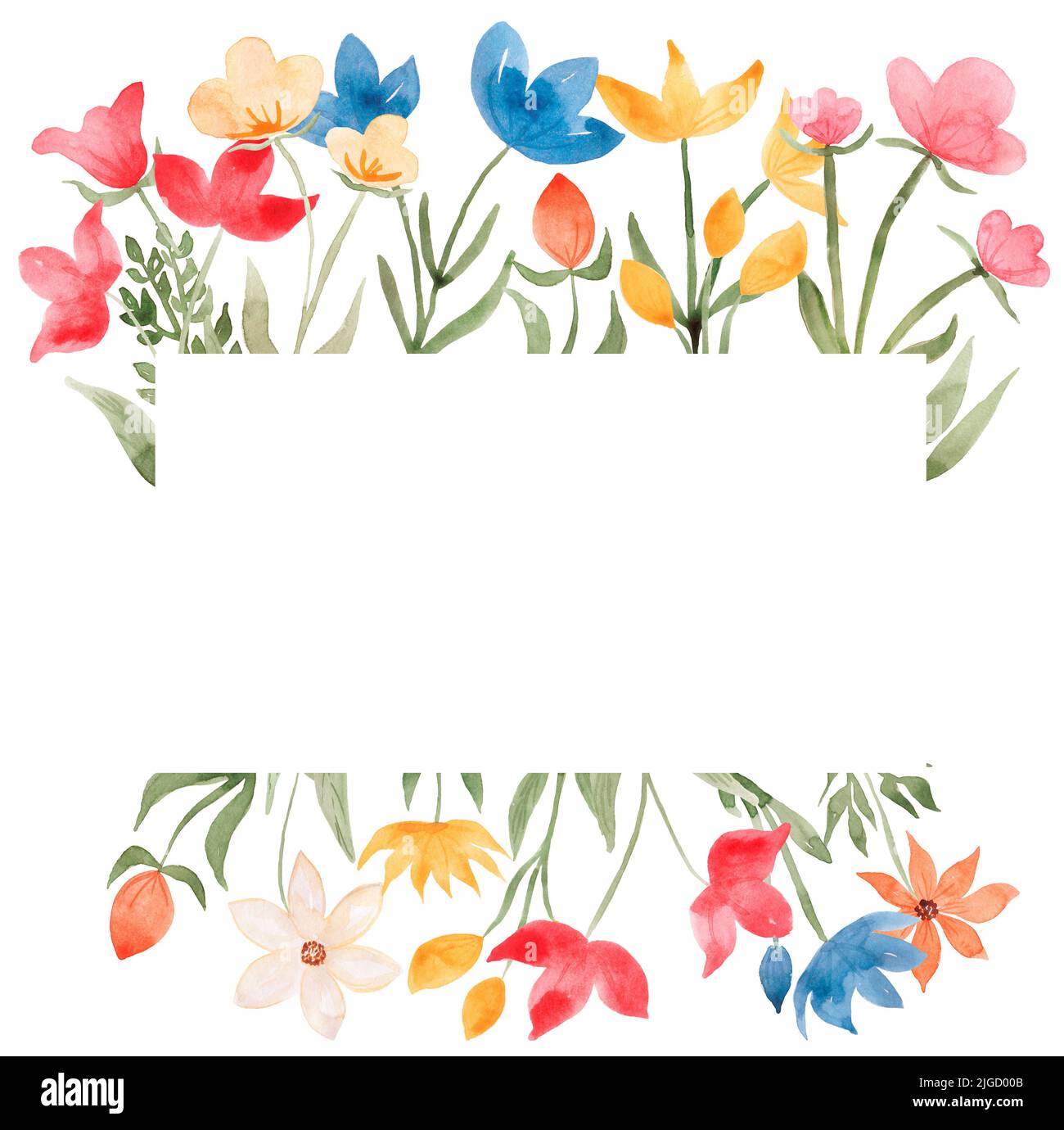 flower borders and frames clip art