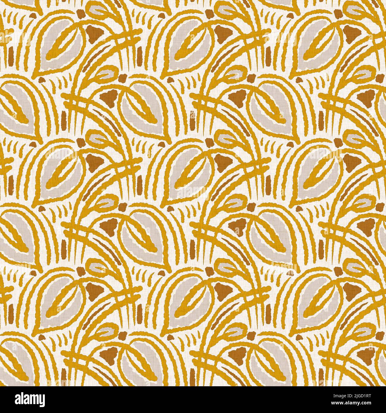 Gender neutral foliage leaf seamless raster background. Simple