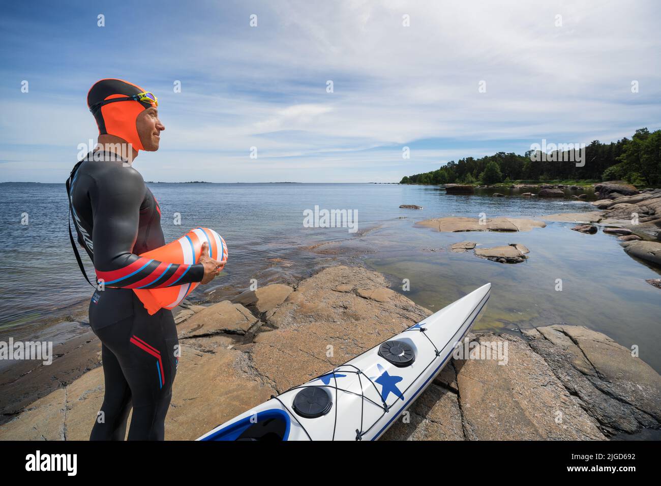 Kilpisaari island, Kotka, Finland Stock Photo