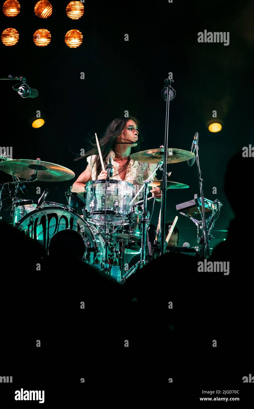 Maneskin live drummer hi-res stock photography and images - Alamy