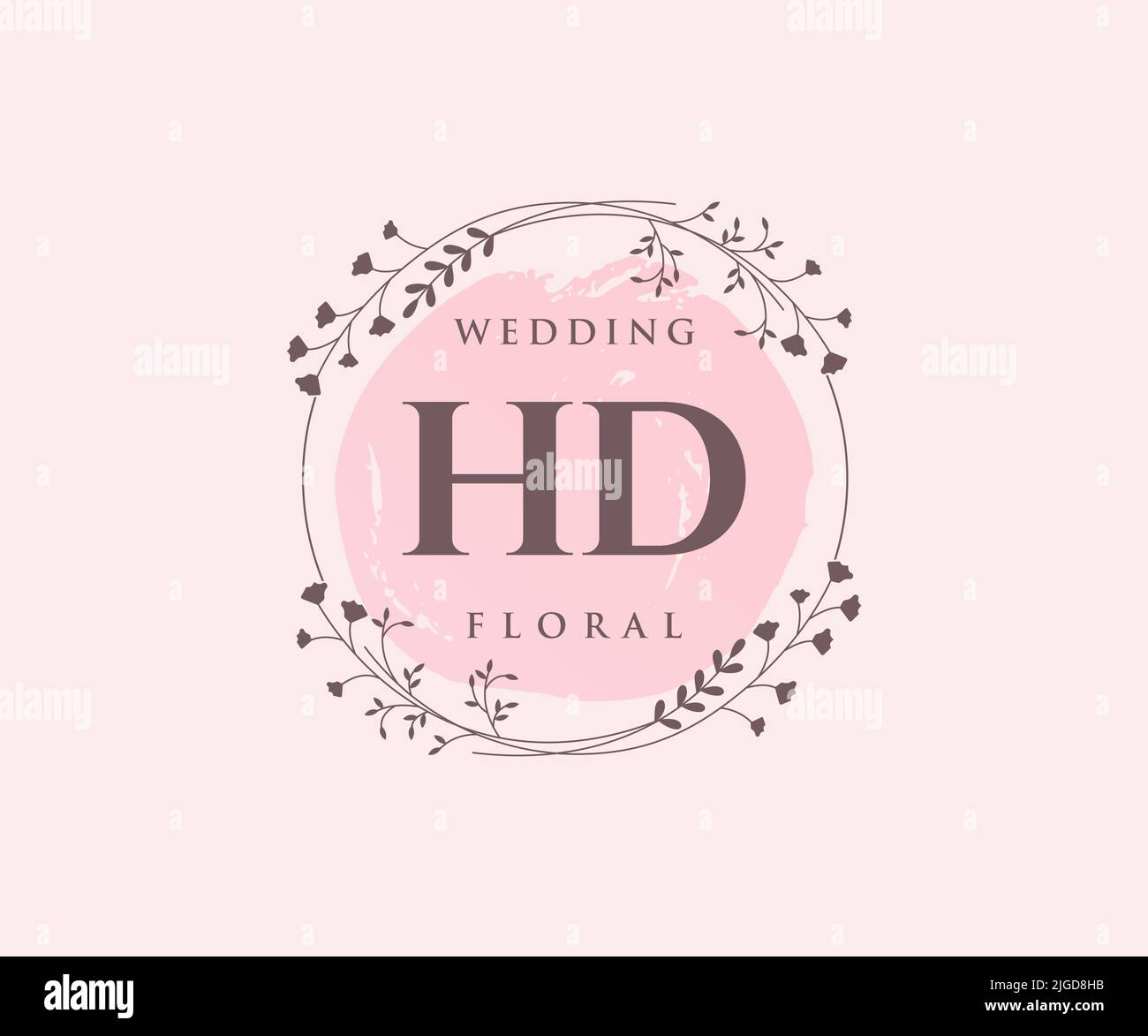 HD Initials letter Wedding monogram logos template, hand drawn modern ...