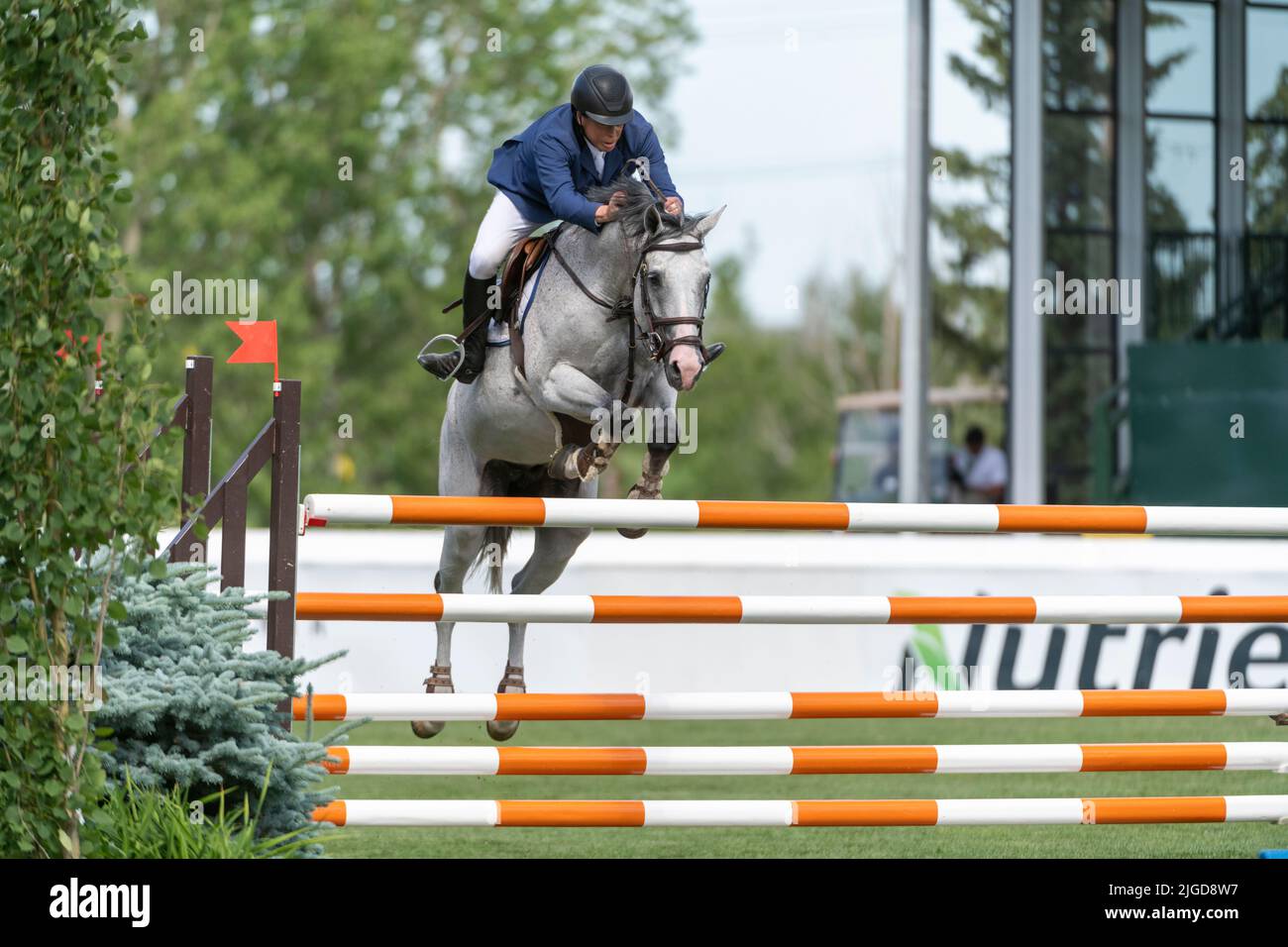 Calgary, Alberta, Canada, 2022-07-09, Federico Fernandez (MEX) riding ...